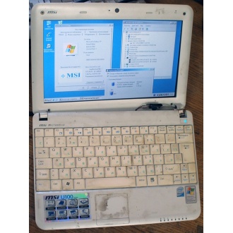 Нетбук MSI Wind U100 (Intel Atom N270 1.66Ghz /1024Mb DDR2 /120Gb /10" 1024x600) - Белгород