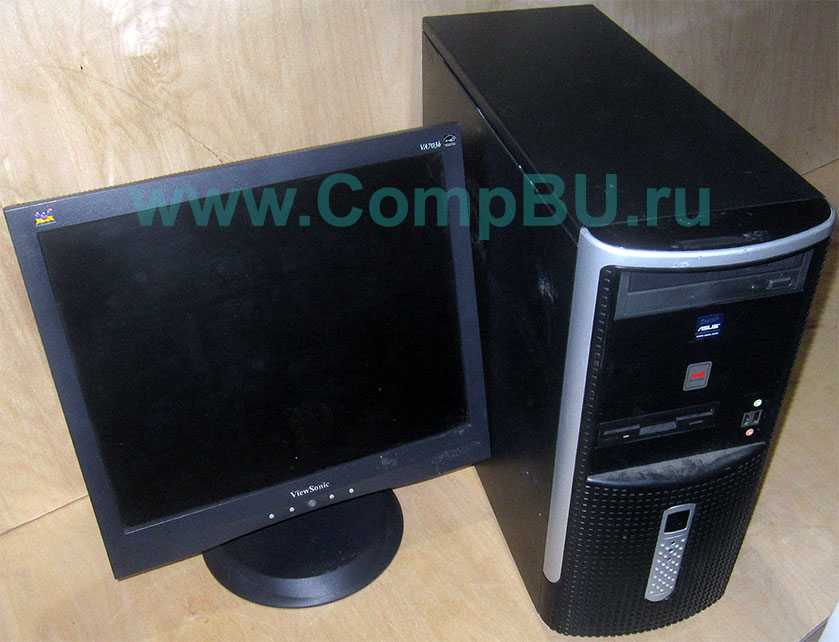 Комплект: одноядерный компьютер Intel Pentium-4 с 1Гб памяти и 17 дюймовый ЖК монитор (Белгород)